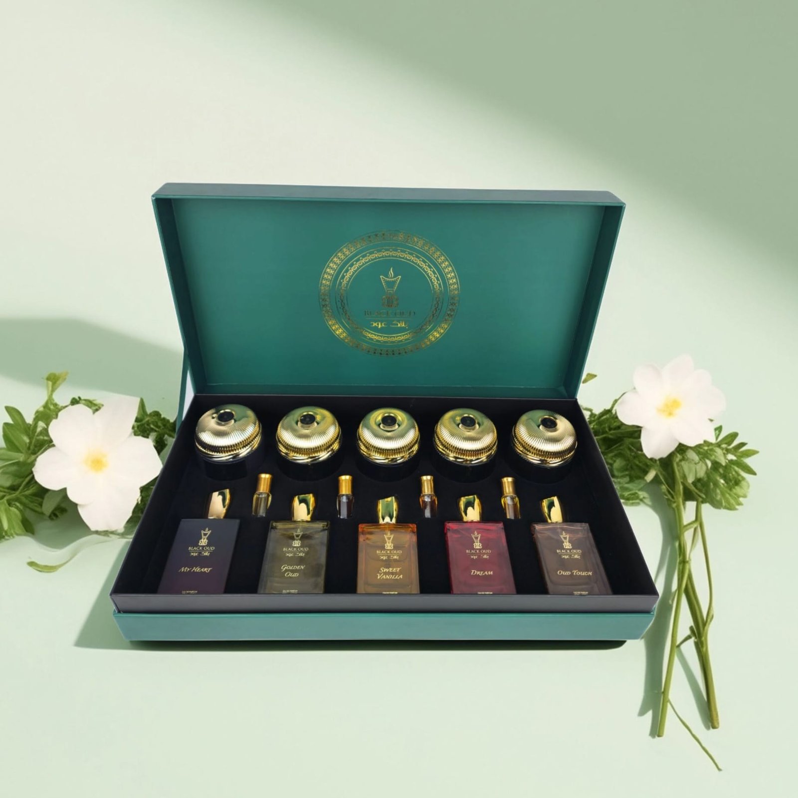 what is the most popular perfume now? | AL JAWHARA gift set includes 5 Oud Bakhoor