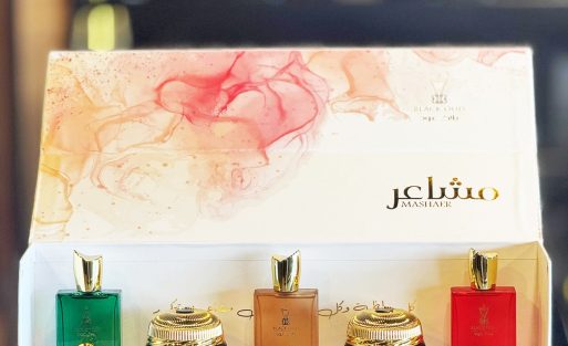 MASHAER/مشاعر – A premium Arabian Oud perfume set with 3 perfumes