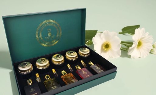 AL JAWHARA gift set includes 5 Oud Bakhoor